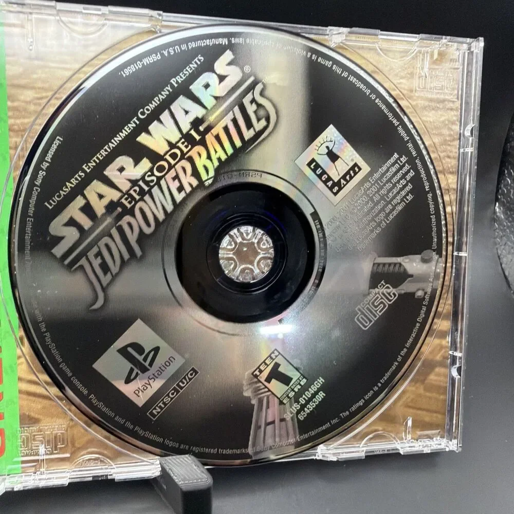 Star Wars: Episode I: Jedi Power Battles (Sony PlayStation 1, 2000) Complete